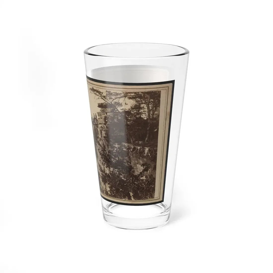Three Unidentified Soldiers At Point Lookout, Tennessee (U.S. Civil War) Pint Glass 16oz - Go Mug Yourself