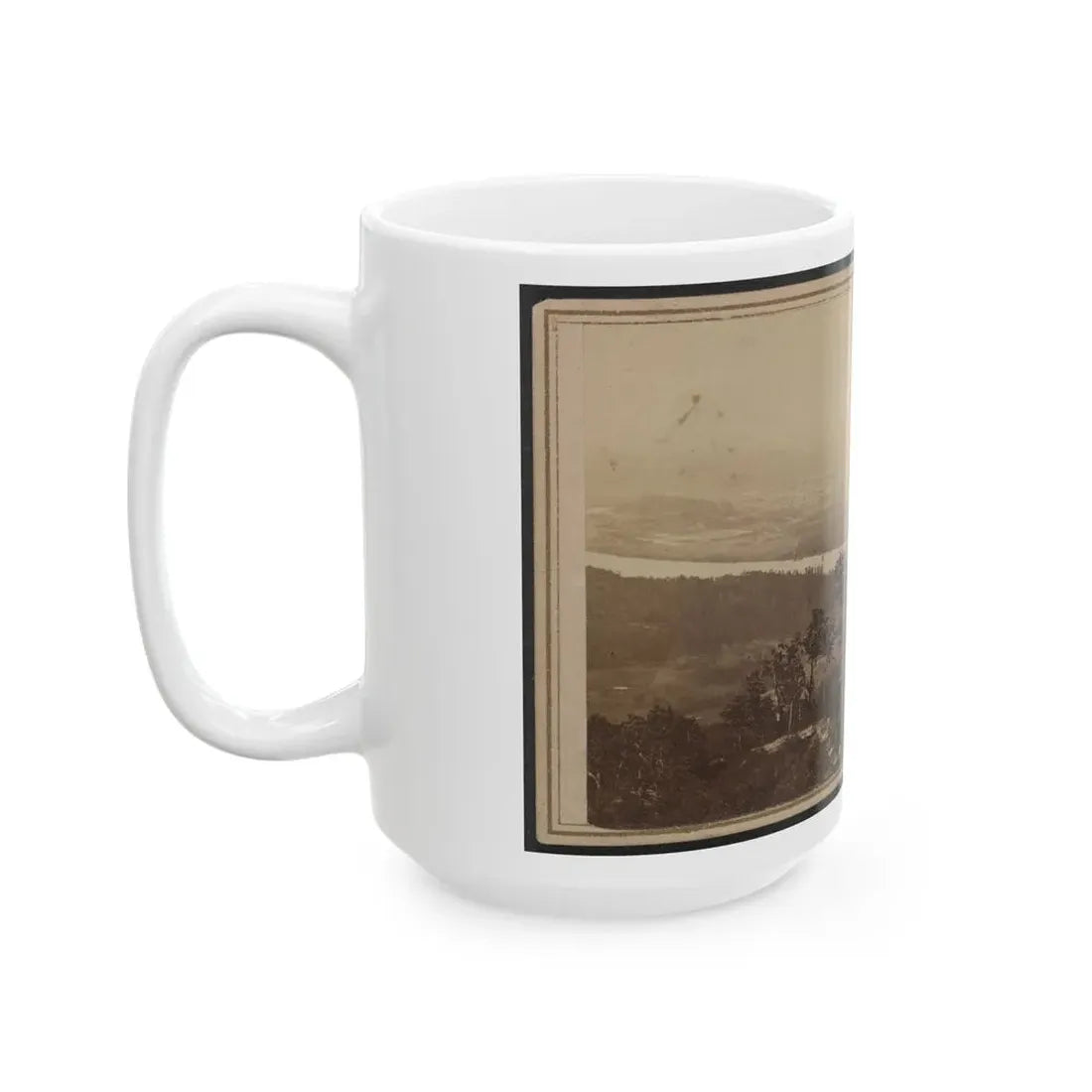 Three Unidentified Soldiers At Point Lookout, Tennessee (U.S. Civil War) White Coffee Mug - Go Mug Yourself