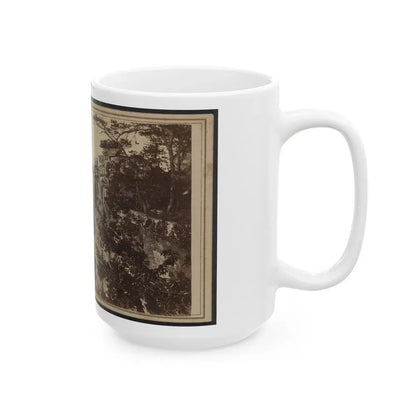 Three Unidentified Soldiers At Point Lookout, Tennessee (U.S. Civil War) White Coffee Mug - Go Mug Yourself