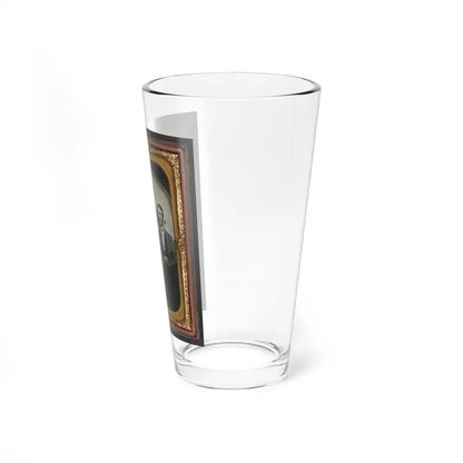 Three Unidentified Soldiers In Confederate Uniforms (1) (U.S. Civil War) Pint Glass 16oz - Go Mug Yourself