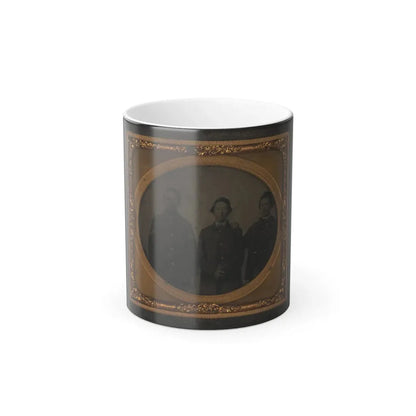 Three Unidentified Soldiers in Union Uniforms(2) (U.S. Civil War) Color Changing Coffee Mug 11oz Default Title 11oz - Go Mug Yourself