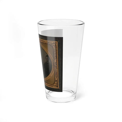 Three Unidentified Soldiers In Union Uniforms(2) (U.S. Civil War) Pint Glass 16oz - Go Mug Yourself