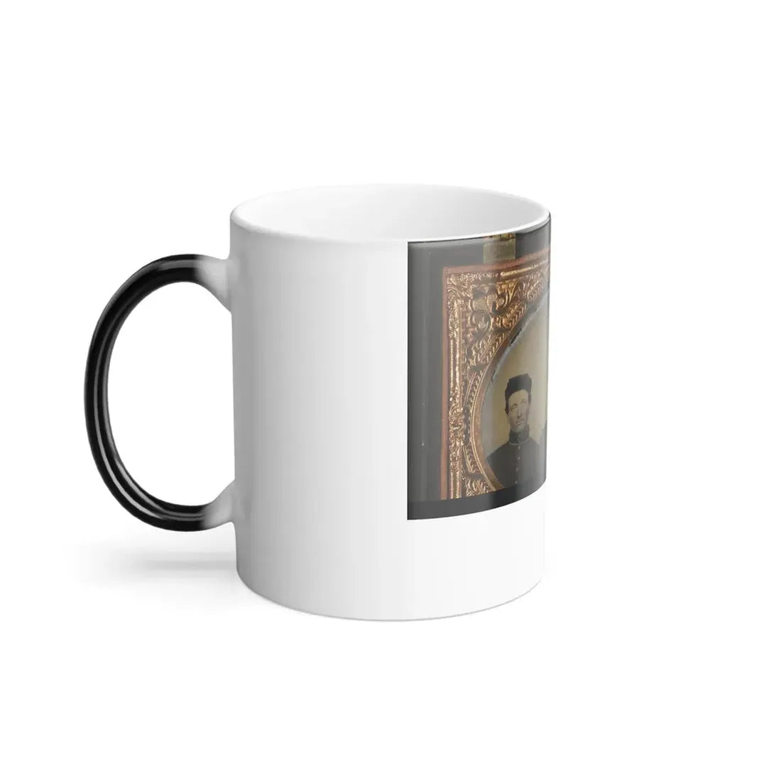 Three Unidentified Soldiers in Union Uniforms and Forage Caps (U.S. Civil War) Color Changing Coffee Mug 11oz - Go Mug Yourself