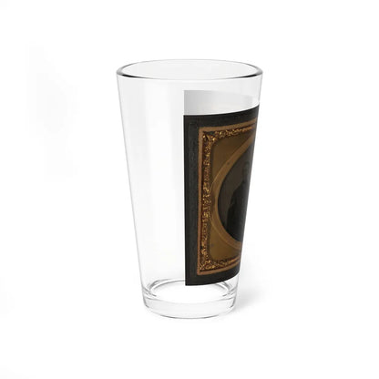 Three Unidentified Soldiers In Union Uniforms(2) (U.S. Civil War) Pint Glass 16oz-Go Mug Yourself