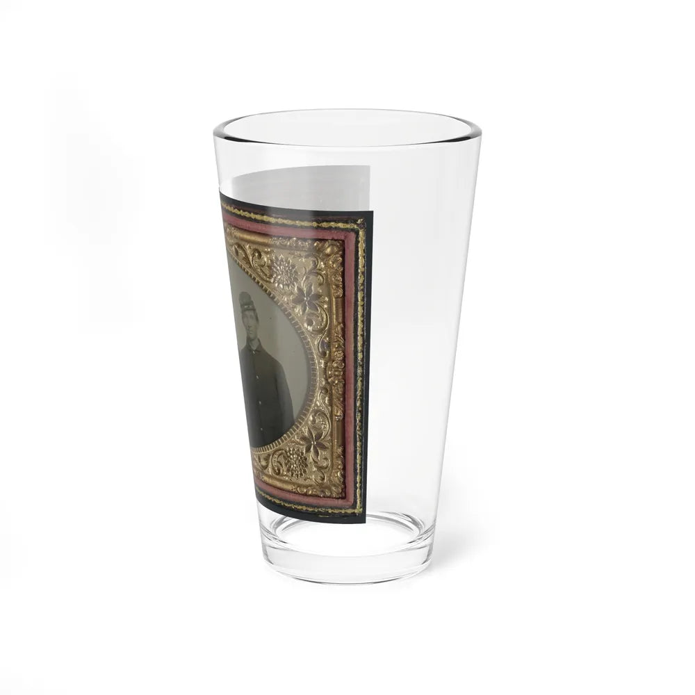 Three Unidentified Soldiers In Union Uniforms(3) (U.S. Civil War) Pint Glass 16oz-Go Mug Yourself