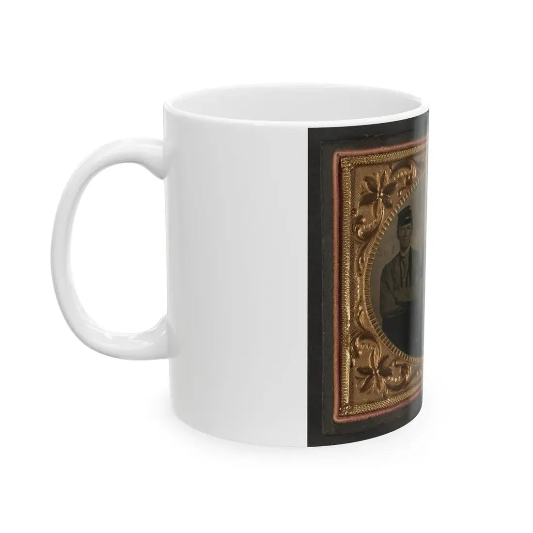 Three Unidentified Soldiers (U.S. Civil War) White Coffee Mug - Go Mug Yourself