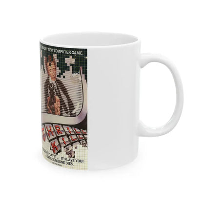 THRILL KILL (VHS COVER) - White Coffee Mug - Go Mug Yourself