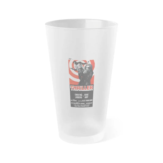 THRILLER A CRUEL PICTURE 1973 Movie Poster - Frosted Pint Glass 16oz Default Title - Go Mug Yourself