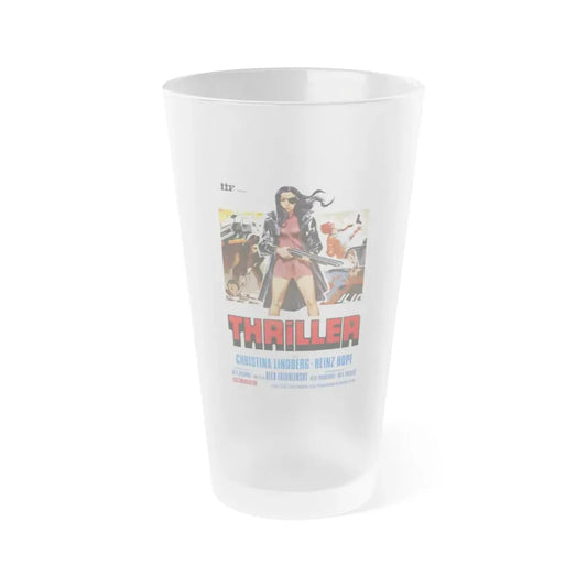 THRILLER A CRUEL PICTURE (ITALIAN) 1973 Movie Poster - Frosted Pint Glass 16oz Default Title - Go Mug Yourself