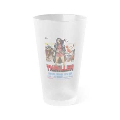 THRILLER A CRUEL PICTURE (ITALIAN) 1973 Movie Poster - Frosted Pint Glass 16oz-Go Mug Yourself