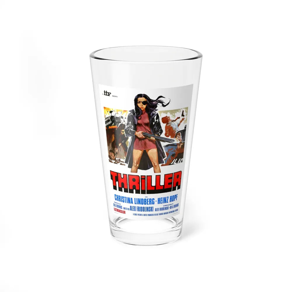 THRILLER A CRUEL PICTURE (ITALIAN) 1973 Movie Poster - Pint Glass 16oz-16oz-Go Mug Yourself