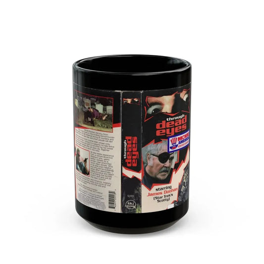 THROUGH DEAD EYES (VHS COVER) - Black Coffee Mug 15oz - Go Mug Yourself