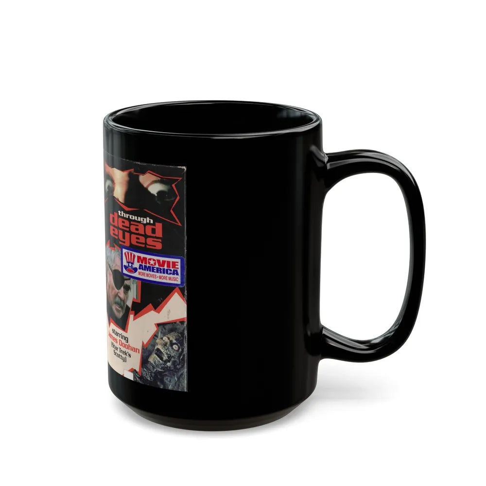 THROUGH DEAD EYES (VHS COVER) - Black Coffee Mug-Go Mug Yourself