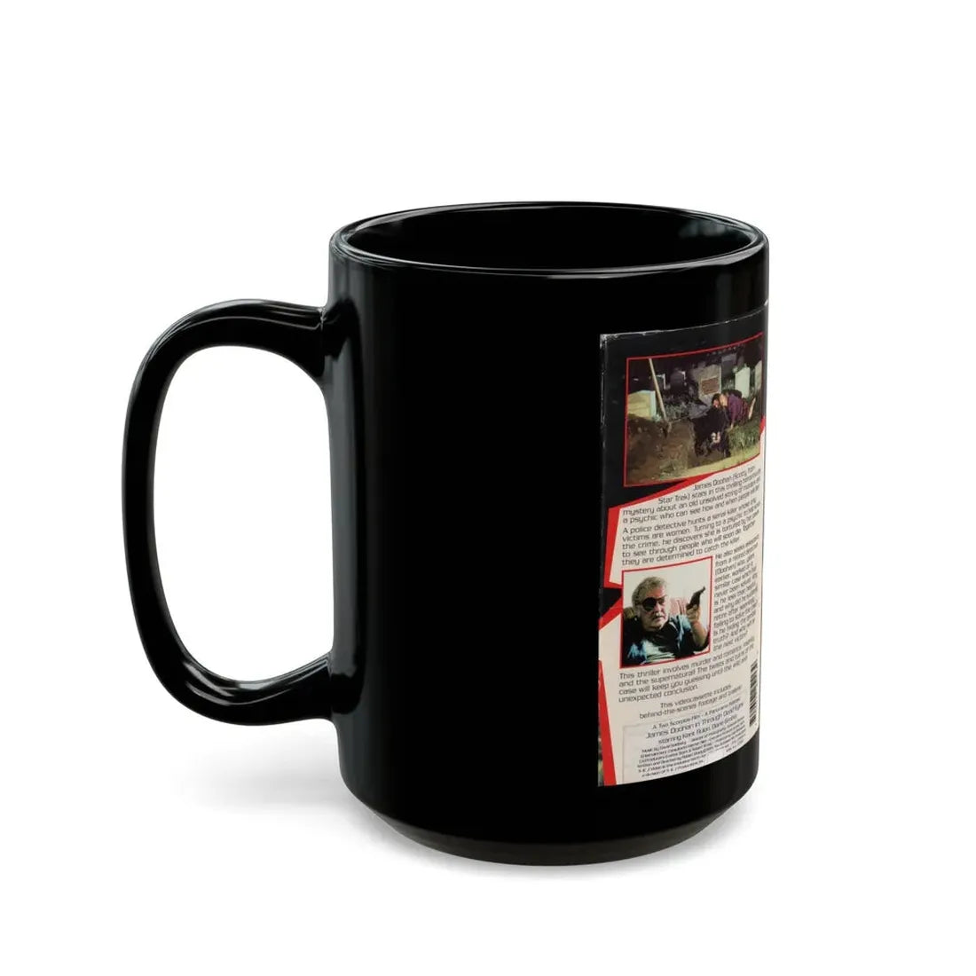 THROUGH DEAD EYES (VHS COVER) - Black Coffee Mug - Go Mug Yourself