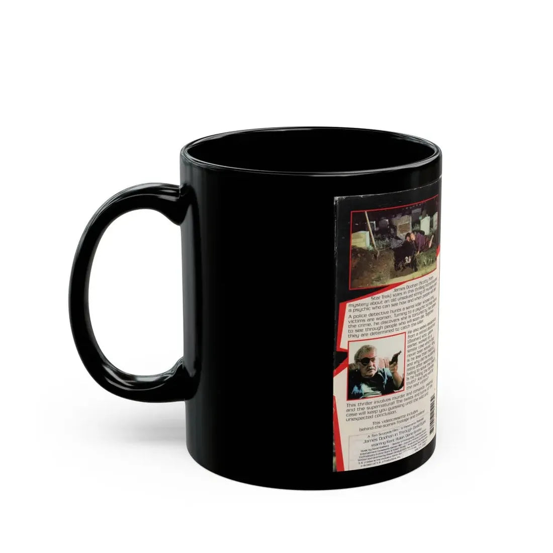 THROUGH DEAD EYES (VHS COVER) - Black Coffee Mug - Go Mug Yourself