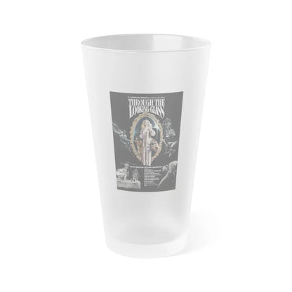 THROUGH THE LOOKING GLASS 1976 Movie Poster - Frosted Pint Glass 16oz-16oz-Frosted-Go Mug Yourself