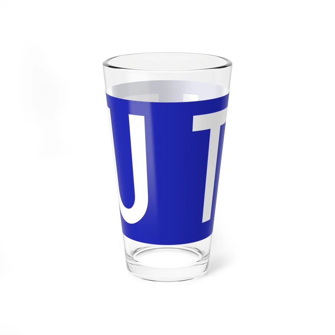 Thruway trailblazer stand-in (New York) (Road Sign) Pint Glass 16oz - Go Mug Yourself