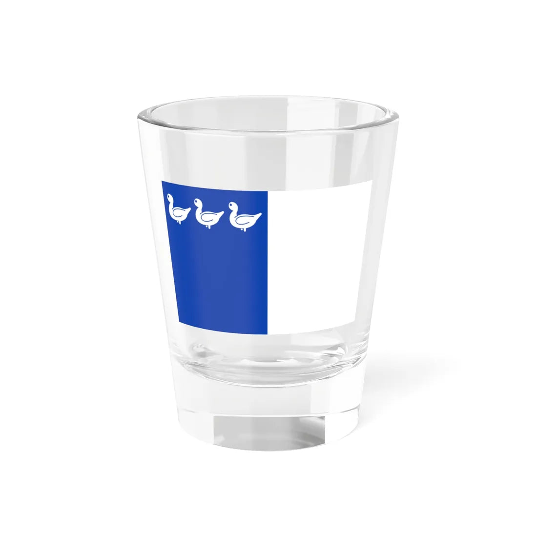 Thuin vlag (Belgium) Shot Glass 1.5oz 1.5oz - Go Mug Yourself