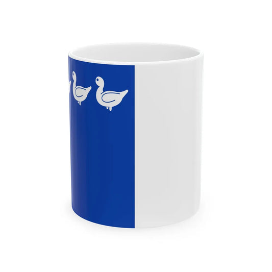 Thuin vlag (Belgium) White Coffee Mug 11oz - Go Mug Yourself