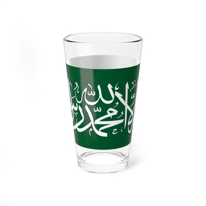 Thuluth script from the flag of Saudi Arabia (Saudi Arabia) Pint Glass 16oz 16oz - Go Mug Yourself