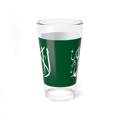 Thuluth script from the flag of Saudi Arabia (Saudi Arabia) Pint Glass 16oz - Go Mug Yourself