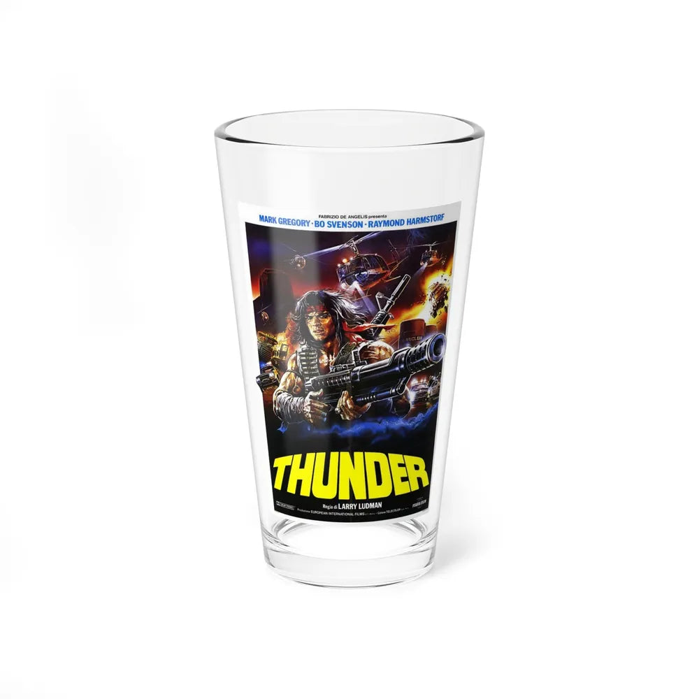 THUNDER 1983 Movie Poster - Pint Glass 16oz-16oz-Go Mug Yourself