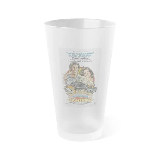 THUNDER AND LIGHTNING 1977 Movie Poster - Frosted Pint Glass 16oz Default Title - Go Mug Yourself