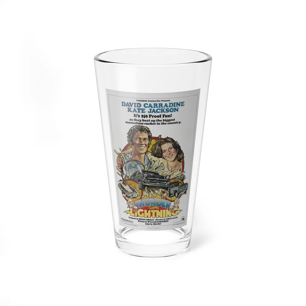 THUNDER AND LIGHTNING 1977 Movie Poster - Pint Glass 16oz-16oz-Go Mug Yourself