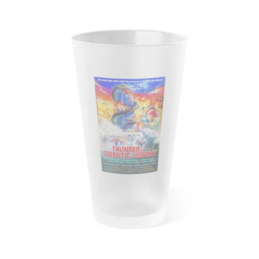 THUNDER OF GIGANTIC SERPENT 1988 Movie Poster - Frosted Pint Glass 16oz-Go Mug Yourself