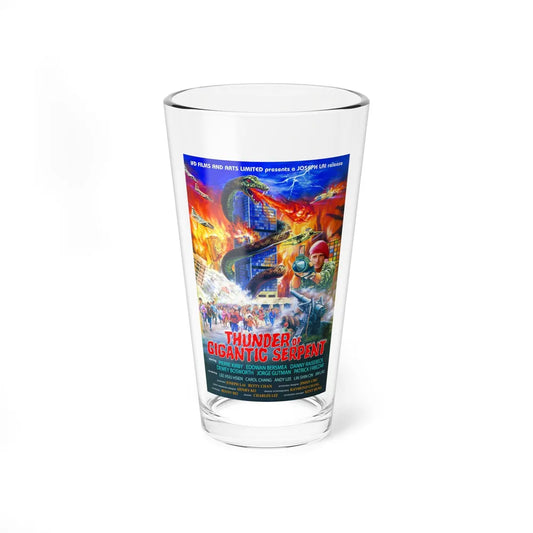 THUNDER OF GIGANTIC SERPENT 1988 Movie Poster - Pint Glass 16oz-16oz-Go Mug Yourself