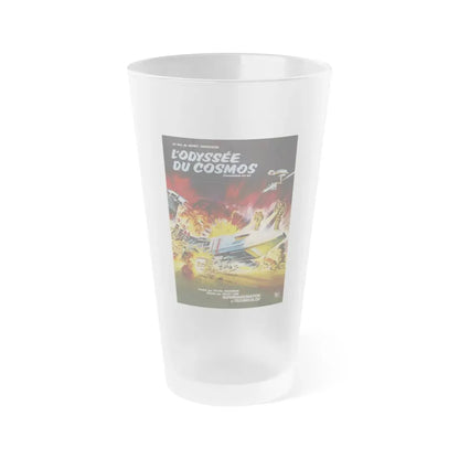 THUNDERBIRDS ARE GO (FRENCH) 1966 Movie Poster - Frosted Pint Glass 16oz Default Title - Go Mug Yourself