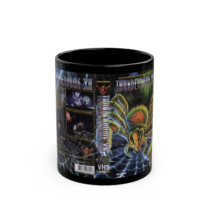 THUNDERDOME 7 (VHS COVER) - Black Coffee Mug 11oz - Go Mug Yourself