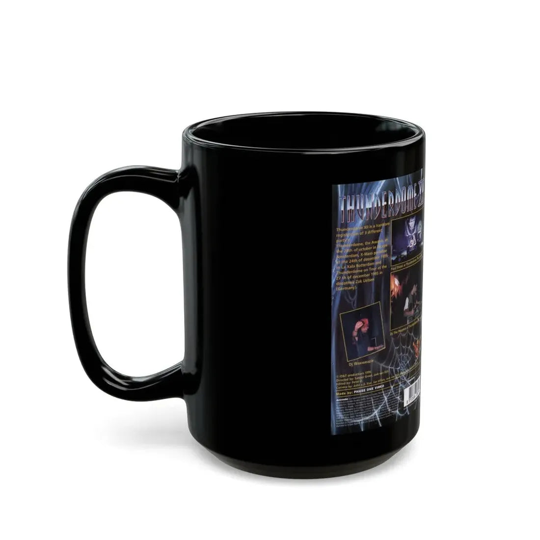 THUNDERDOME 7 (VHS COVER) - Black Coffee Mug - Go Mug Yourself