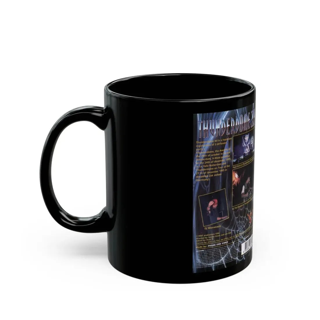 THUNDERDOME 7 (VHS COVER) - Black Coffee Mug - Go Mug Yourself