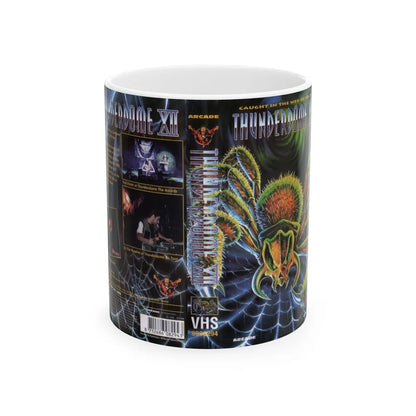 THUNDERDOME 7 (VHS COVER) - White Coffee Mug-11oz-Go Mug Yourself