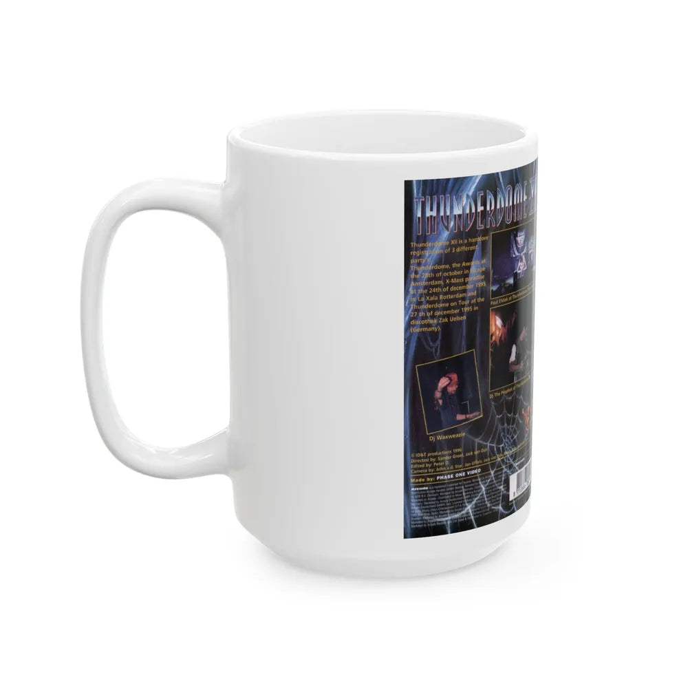 THUNDERDOME 7 (VHS COVER) - White Coffee Mug-Go Mug Yourself