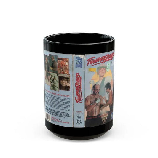 THUNDERGROUND (VHS COVER) - Black Coffee Mug 15oz - Go Mug Yourself
