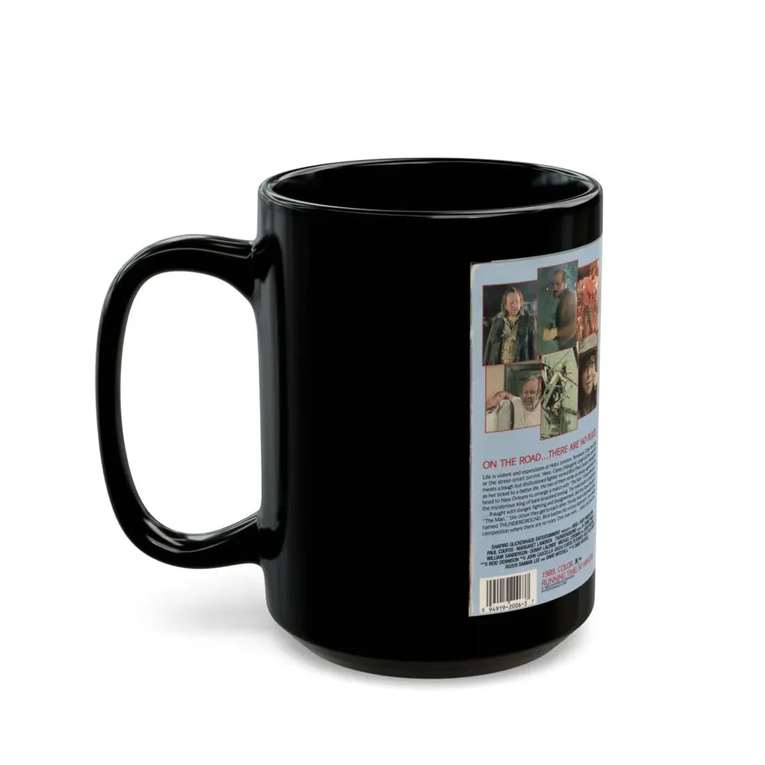 THUNDERGROUND (VHS COVER) - Black Coffee Mug - Go Mug Yourself