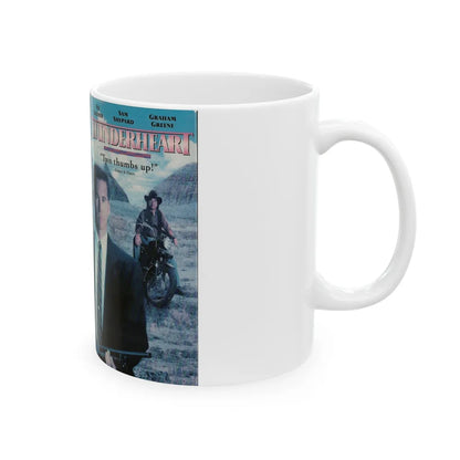 THUNDERHEART VAL KILMER (VHS COVER) - White Coffee Mug-Go Mug Yourself