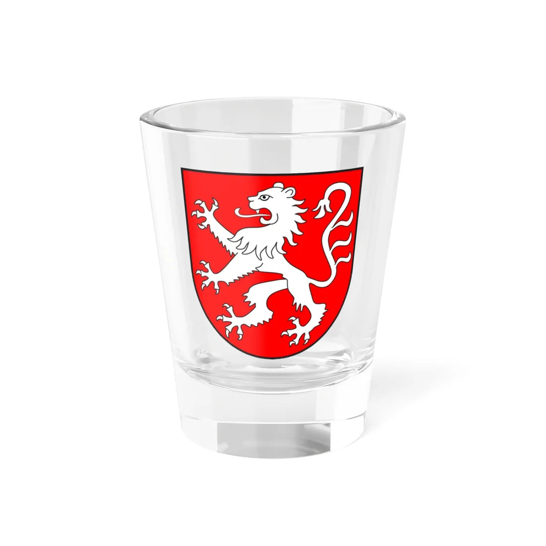 Thusis Kreis wappen (Switzerland) (Coat of Arms) Shot Glass 1.5oz 1.5oz - Go Mug Yourself