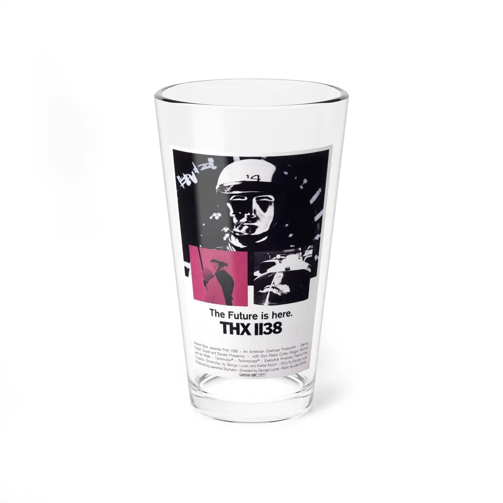 THX-1138 1971 Movie Poster - Pint Glass 16oz-16oz-Go Mug Yourself