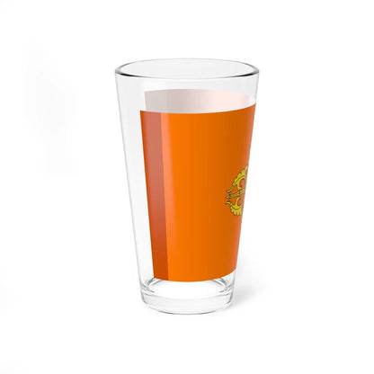 Tibetan Army flag 1 (China) Pint Glass 16oz - Go Mug Yourself