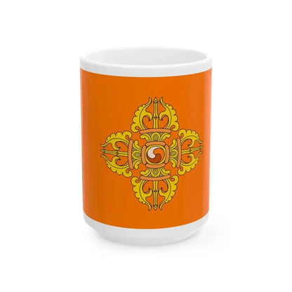 Tibetan Army flag 1 (China) White Coffee Mug 15oz - Go Mug Yourself
