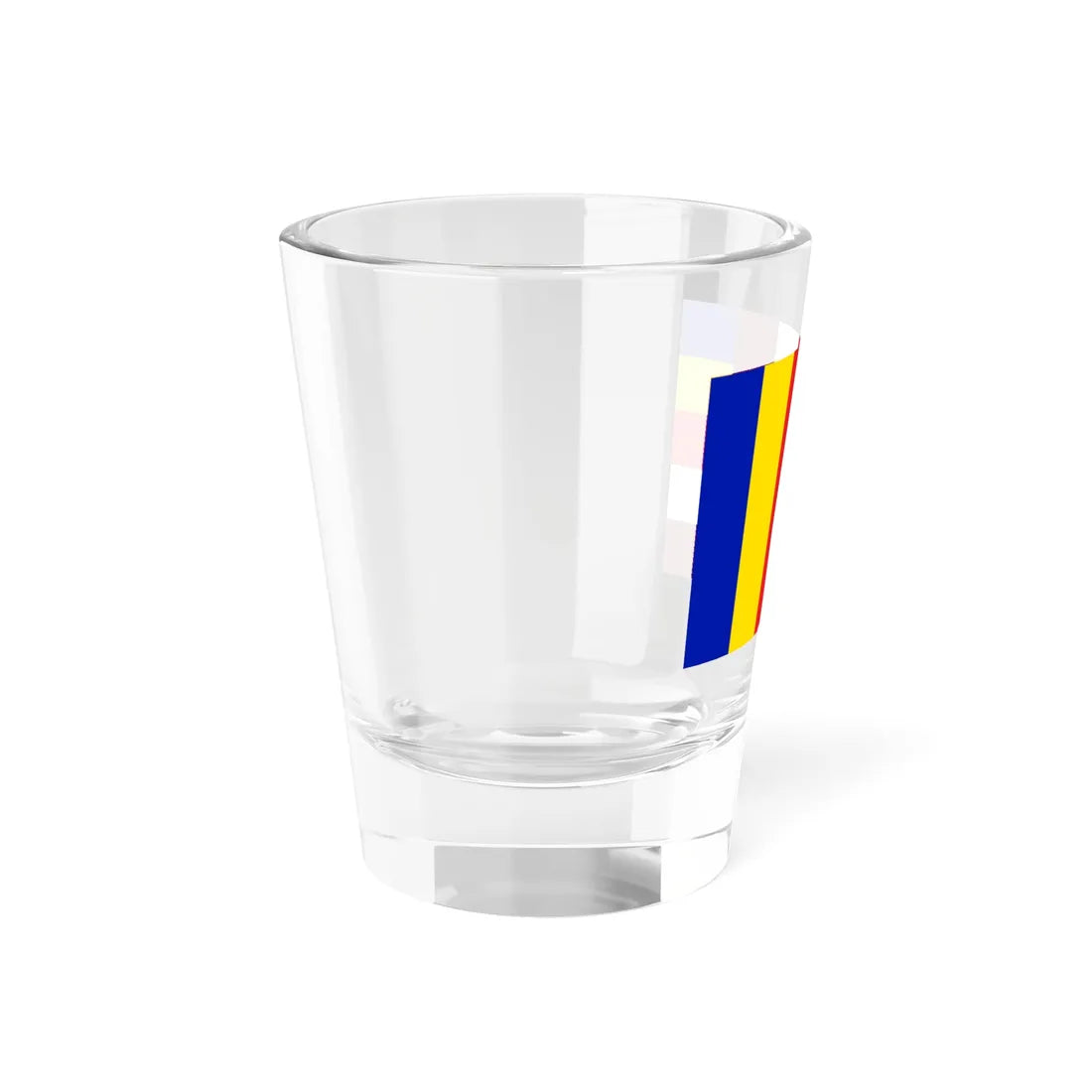 Tibetan buddhist flag (China) Shot Glass 1.5oz - Go Mug Yourself