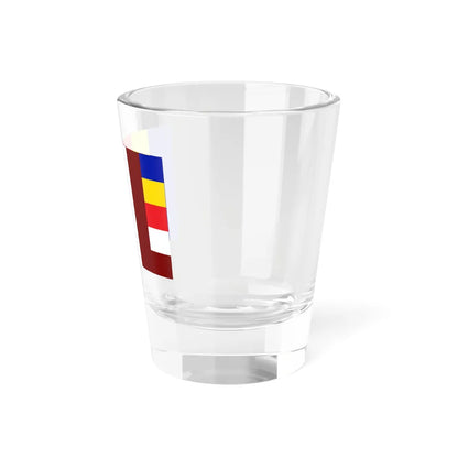 Tibetan buddhist flag (China) Shot Glass 1.5oz - Go Mug Yourself