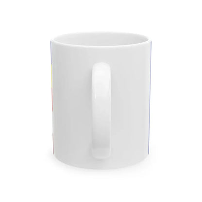 Tibetan buddhist flag (China) White Coffee Mug - Go Mug Yourself