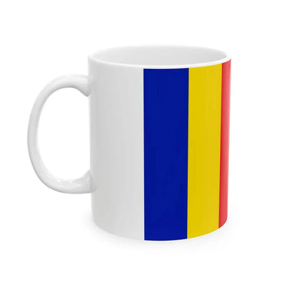 Tibetan buddhist flag (China) White Coffee Mug - Go Mug Yourself