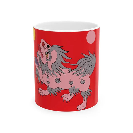 Tibetan snow leopard (China) White Coffee Mug 11oz - Go Mug Yourself