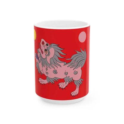 Tibetan snow leopard (China) White Coffee Mug 15oz - Go Mug Yourself