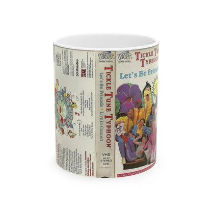 TICKLE TUNE TYPHOON LETS BE FRIENDS (VHS COVER) - White Coffee Mug 11oz - Go Mug Yourself
